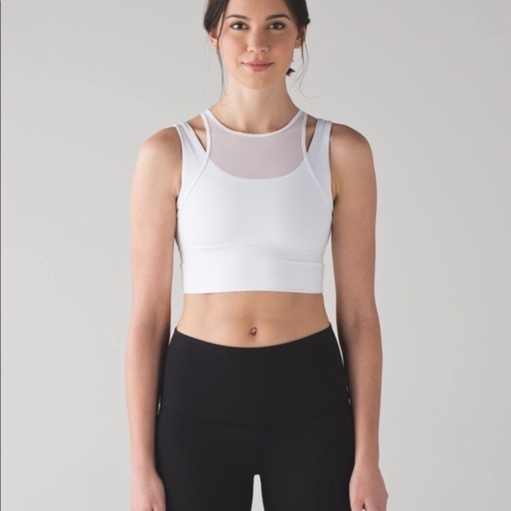 Lululemon high neck mesh sports bra